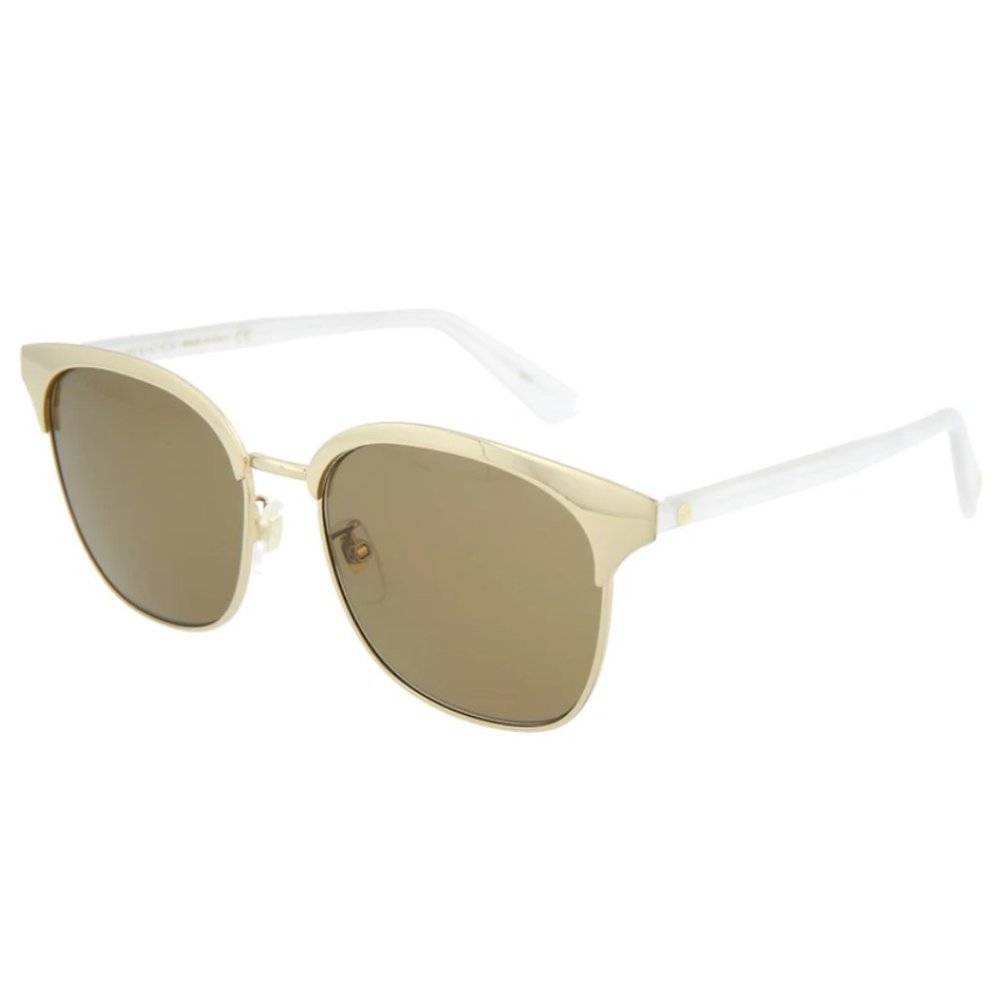 Gucci Clubmaster White Acetate Sunglasses